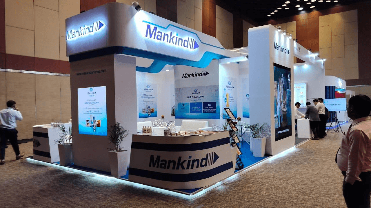 Mankind Pharma Trade Exhibition Stall Trade Show & Exhibitions product launch event